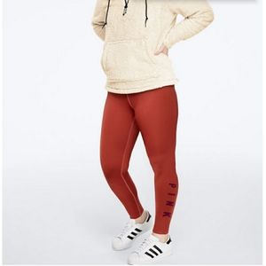 Pink Logo High Waist Yoga Sport Leggins VS M